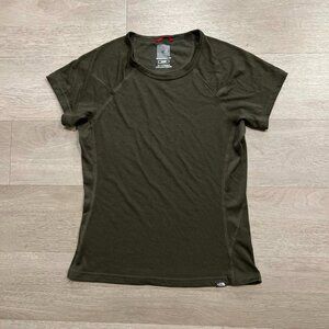 The North Face VaporWick Womens Green Short Sleeve Shirt